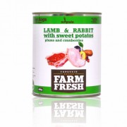 Farm Fresh – Lamb & Rabbit with sweet potatoes, plums and cranberries 800 g Farm Fresh – Lamb & Rabbit with sweet potatoes, plums and cranberries 800 g